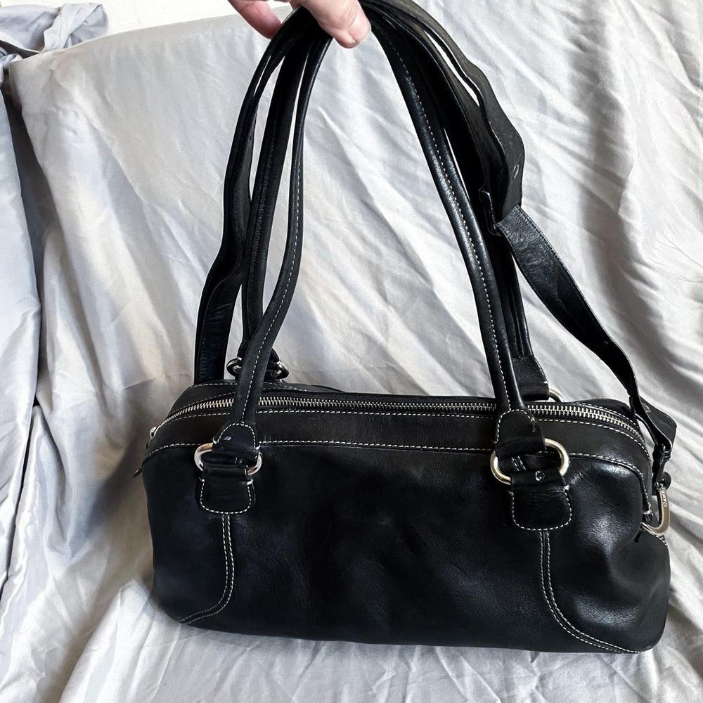 Cole Haan Satchel Black Leather Bag